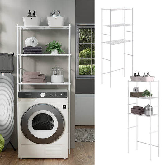 Vicco Mensola per lavatrice Bianco 66 x 162 cm