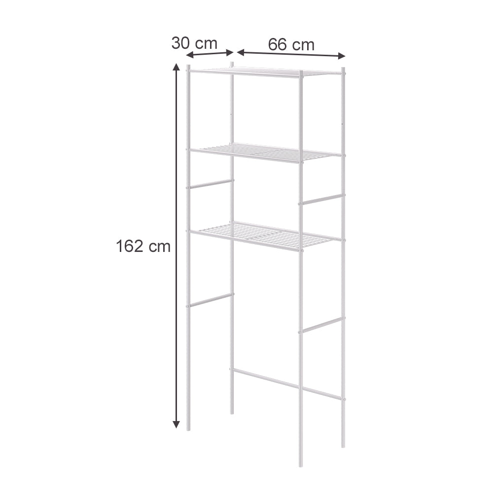 Vicco Mensola per lavatrice Bianco 66 x 162 cm