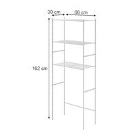 Vicco Mensola per lavatrice Bianco 66 x 162 cm