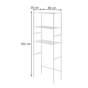 Vicco Mensola per lavatrice Bianco 66 x 162 cm