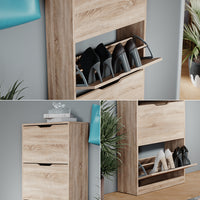 Vicco Scarpiera Sonoma 59 x 137 cm con 4 cassetti incernierati