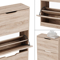 Vicco Scarpiera Sonoma 59 x 137 cm con 4 cassetti incernierati