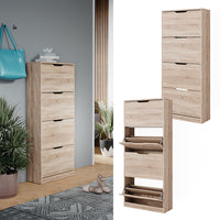 Vicco Scarpiera Sonoma 59 x 137 cm con 4 cassetti incernierati