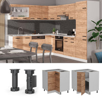 Vicco Mobile ad angolo cucina Quercia dorata 75.6 cm PL Rovere