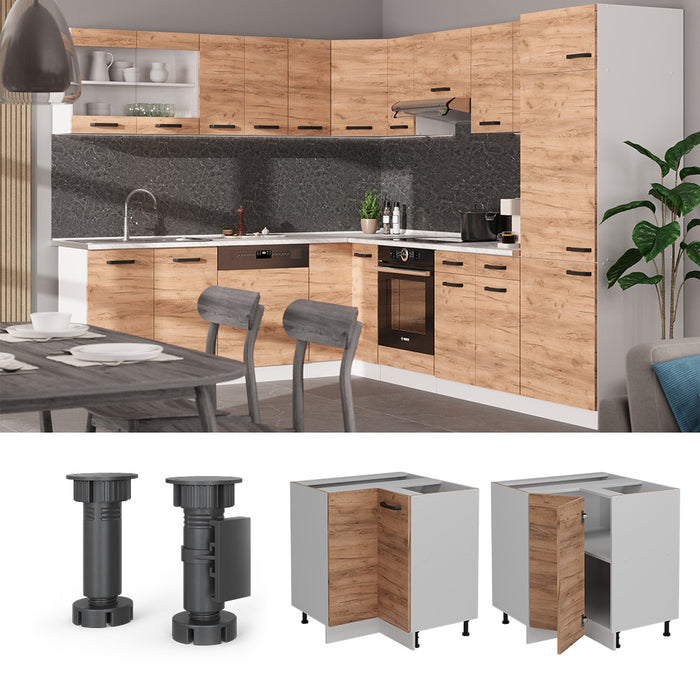 Vicco Mobile ad angolo cucina Quercia dorata 75.6 cm PL Rovere
