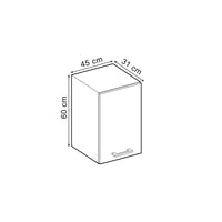 Vicco Pensile da cucina Grigio-blu 45 cm