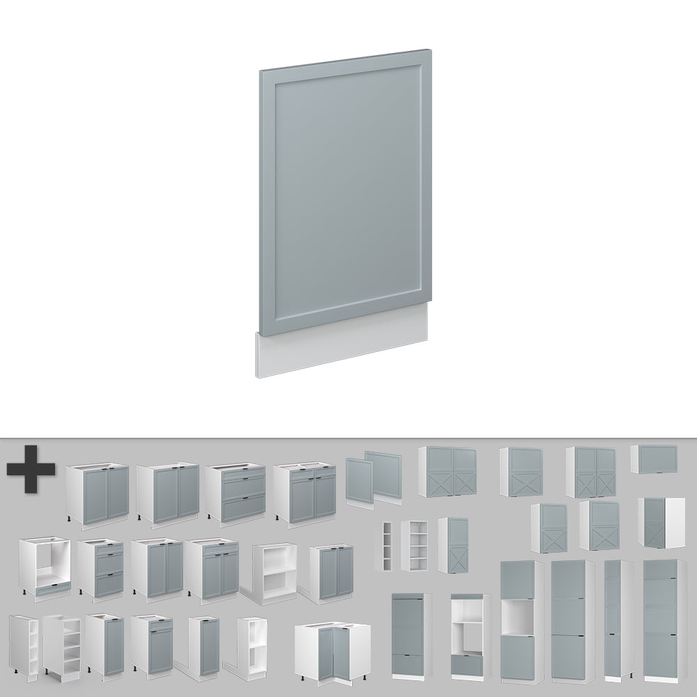 Vicco Pannello frontale Blu-grigio chiaro 45 cm , PL Marmo