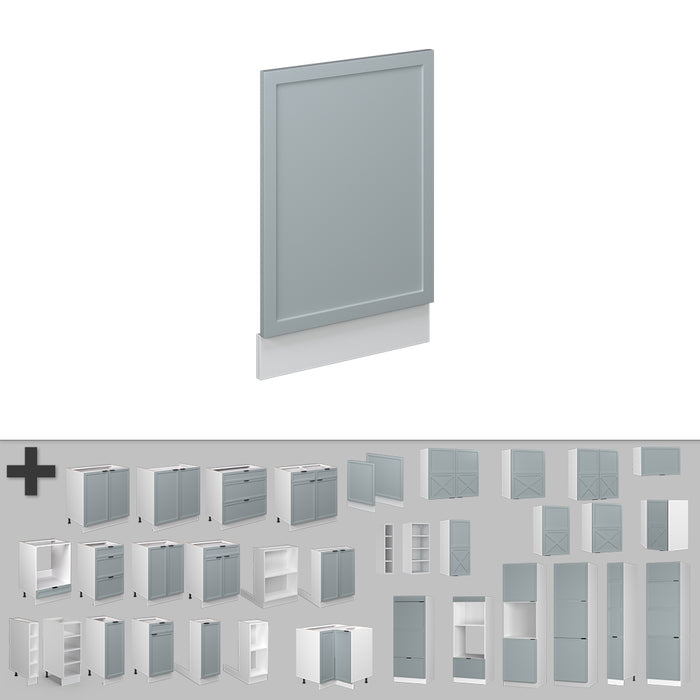 Vicco Pannello frontale Blu-grigio chiaro 45 cm , PL Marmo