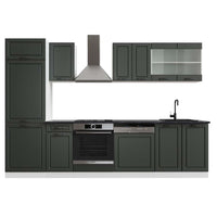 Vicco Cucina componibile Antracite casa di campagna/bianco 300 cm , PL Antracite