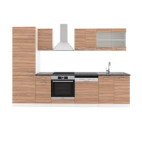 Vicco Cucina componibile Sonoma/Bianco 300 cm , PL Antracite