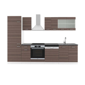 Vicco Cucina componibile Grigio prezioso/bianco 300 cm , PL Antracite