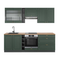 Vicco Cucina componibile Verde-oro Country House/Antracite 235 cm , PL Rovere