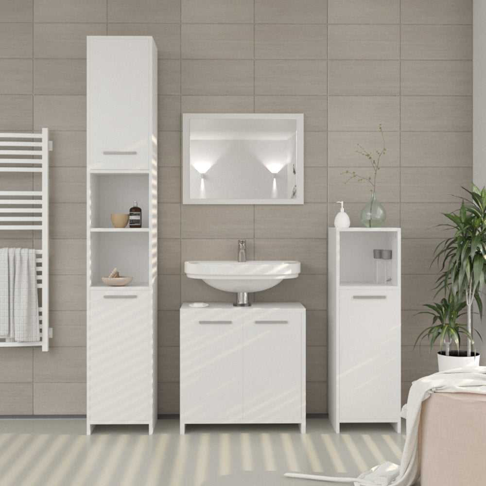 Vicco Set mobili bagno Bianco 2 parti