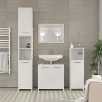 Vicco Set mobili bagno Bianco 2 parti