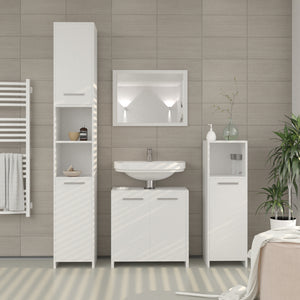 Vicco Set mobili bagno Bianco 2 parti