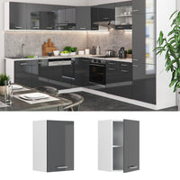 Vicco Pensile da cucina Antracite lucido 40 cm