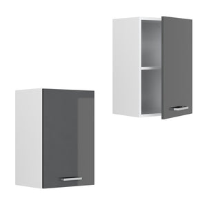 Vicco Pensile da cucina Antracite lucido 40 cm