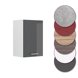 Vicco Pensile da cucina Antracite lucido 40 cm