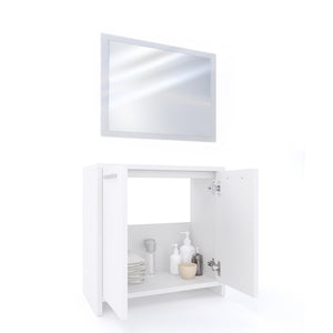 Vicco Set mobili bagno Bianco 2 parti