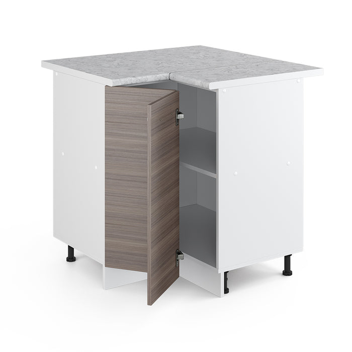 Vicco Armadio universale ad angolo Grigio 75.6 cm con anta, con piano di lavoro