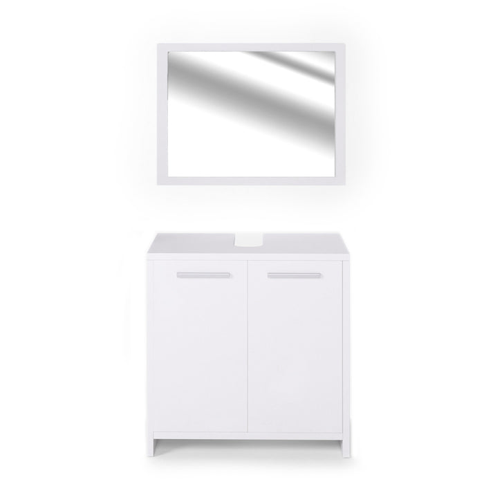 Vicco Set mobili bagno Bianco 2 parti