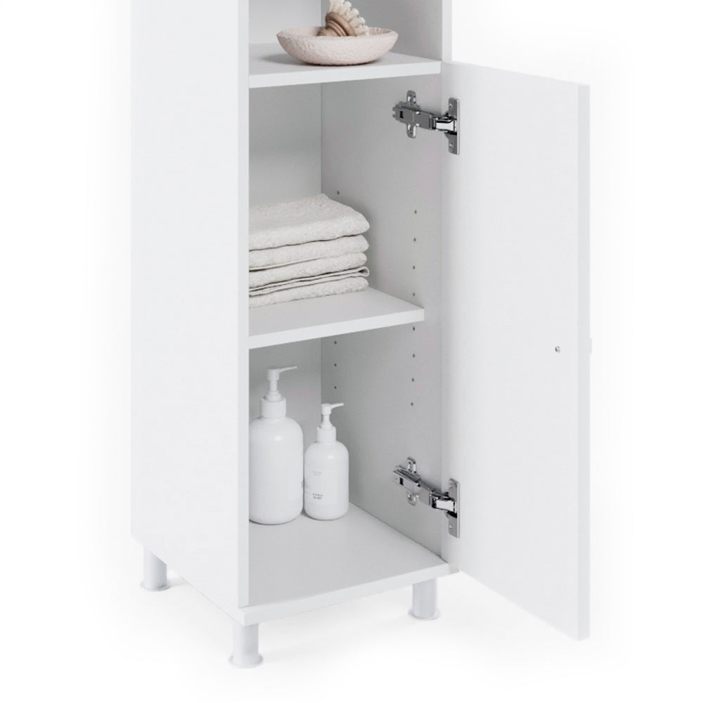 Vicco Set mobili bagno Bianco 3 parti, con colonna