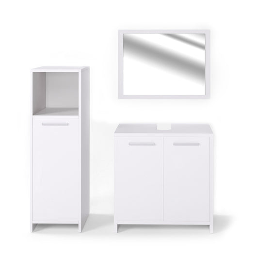 Vicco Set mobili bagno Bianco 3 parti