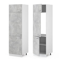 Vicco Dispensa universale Calcestruzzo 60 cm con porte