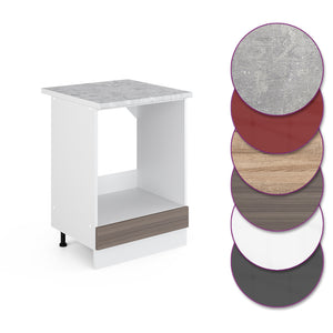 Vicco Mobile per forno da incasso Grigio 60 cm , PL Marmo