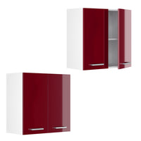 Vicco Pensile da cucina Rosso lucido 60 cm