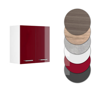 Vicco Pensile da cucina Rosso lucido 60 cm