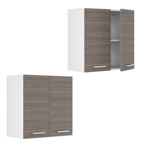 Vicco Pensile da cucina Grigio 60 cm