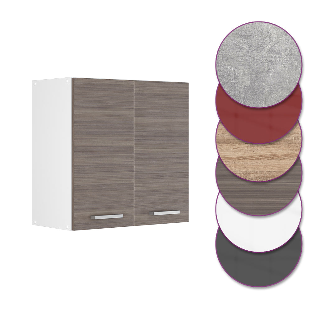 Vicco Pensile da cucina Grigio 60 cm