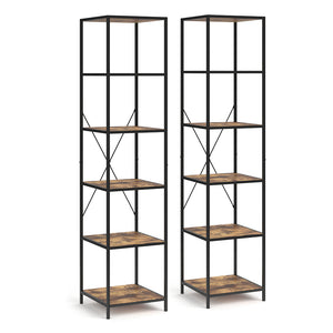 Vicco Divisorio per ambienti Legno antico 40 x 174 cm Set di 2