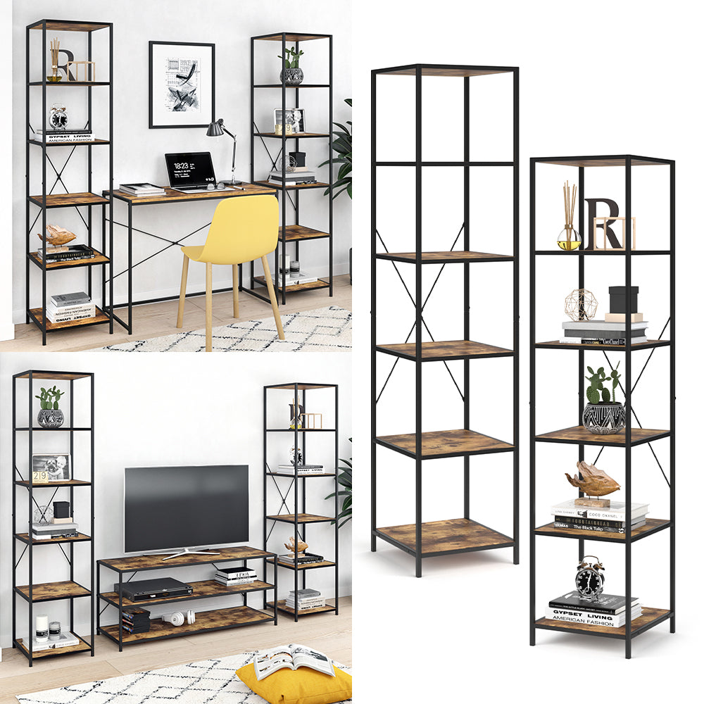 Vicco Divisorio per ambienti Legno antico 40 x 174 cm Set di 2