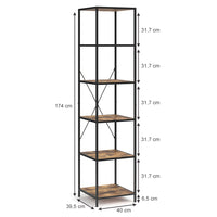 Vicco Divisorio per ambienti Legno antico 40 x 174 cm Set di 2