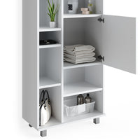 Vicco Set mobili bagno Bianco 4 parti, con armadio alto