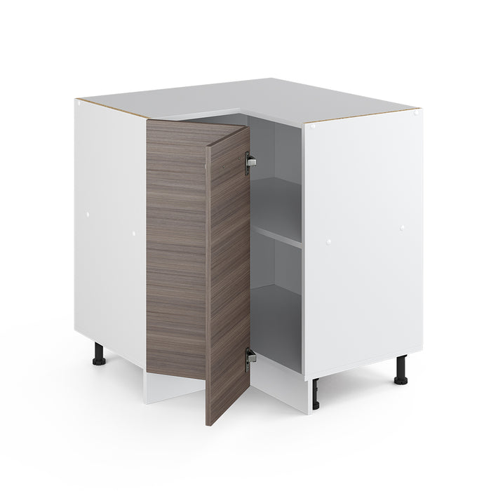 Vicco Mobile ad angolo cucina Grigio 75.6 cm senza piano di lavoro