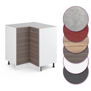 Vicco Mobile ad angolo cucina Grigio 75.6 cm senza piano di lavoro