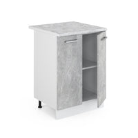 Vicco Mobiletto base cucina Calcestruzzo 60 cm , PL Marmo