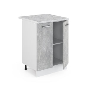 Vicco Mobiletto base cucina Calcestruzzo 60 cm , PL Marmo
