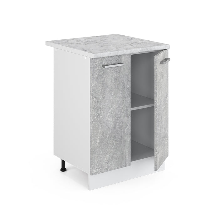 Vicco Mobiletto base cucina Calcestruzzo 60 cm , PL Marmo