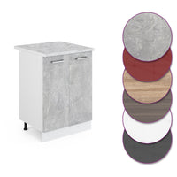 Vicco Mobiletto base cucina Calcestruzzo 60 cm , PL Marmo
