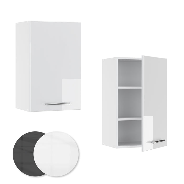 Vicco Pensile da cucina Bianco lucido 45 cm