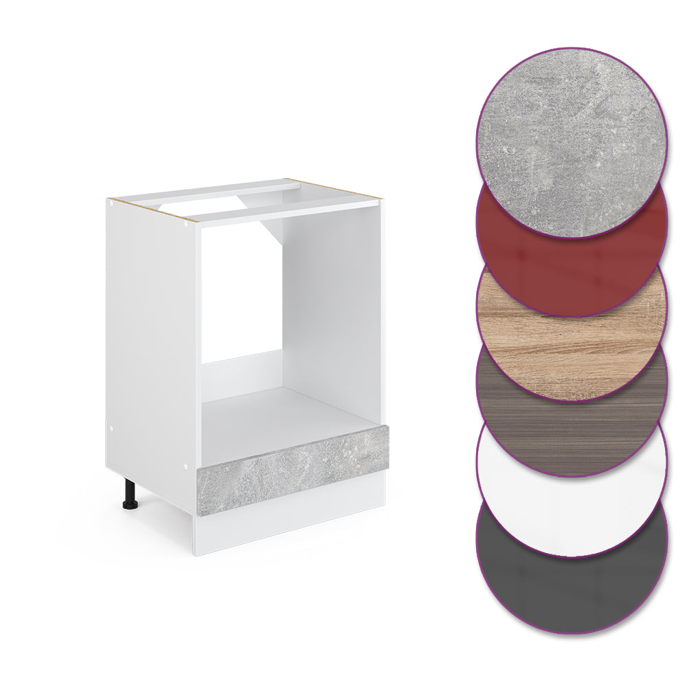 Vicco Mobile per forno da incasso Calcestruzzo 60 cm , PL Antracite