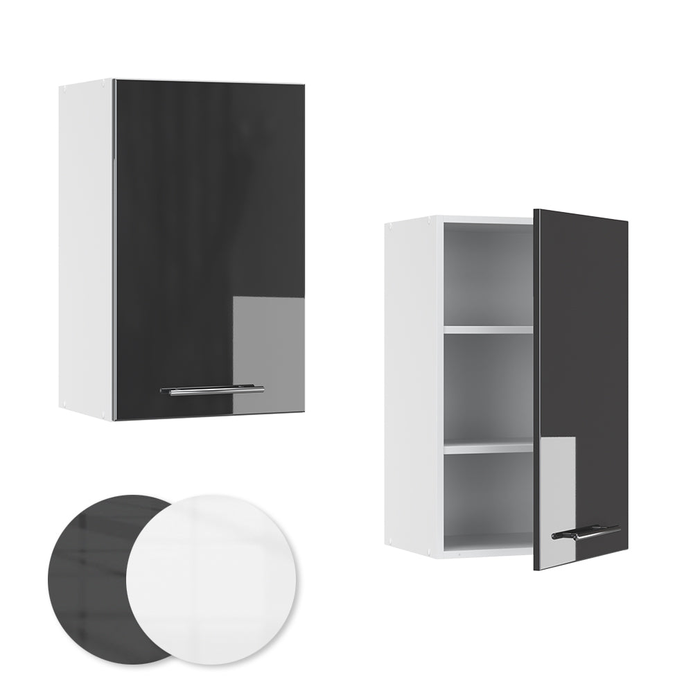 Vicco Pensile da cucina Antracite lucido 45 cm