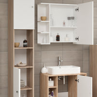 Vicco Set mobili bagno Sonoma 3 parti, con colonna