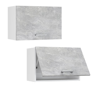 Vicco Pensile da cucina Calcestruzzo 60 cm Piatto