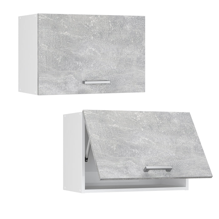 Vicco Pensile da cucina Calcestruzzo 60 cm Piatto