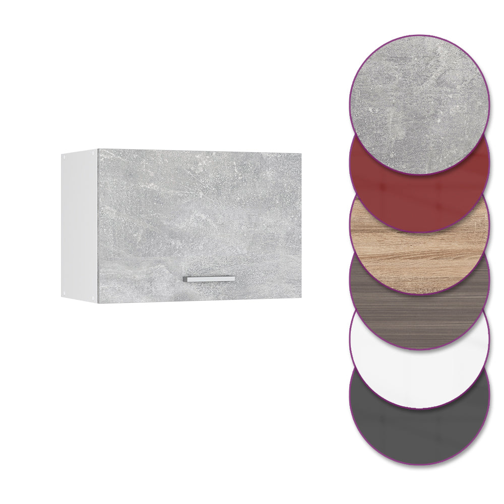 Vicco Pensile da cucina Calcestruzzo 60 cm Piatto